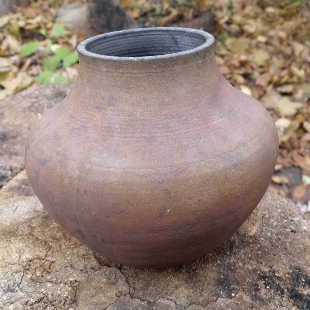 Raku Decorative Vase